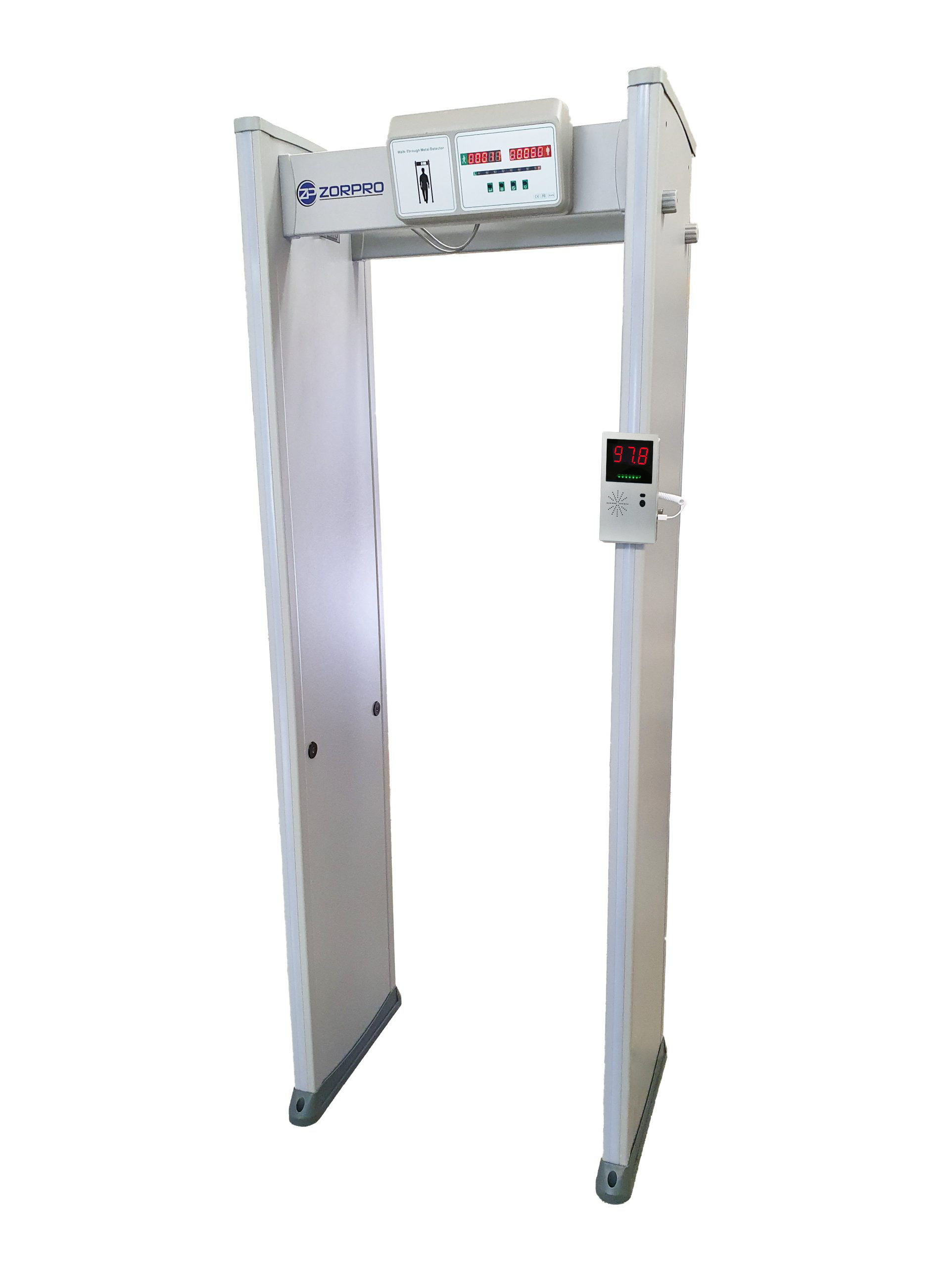 Zorpro 6T metal detector with temperature reader
